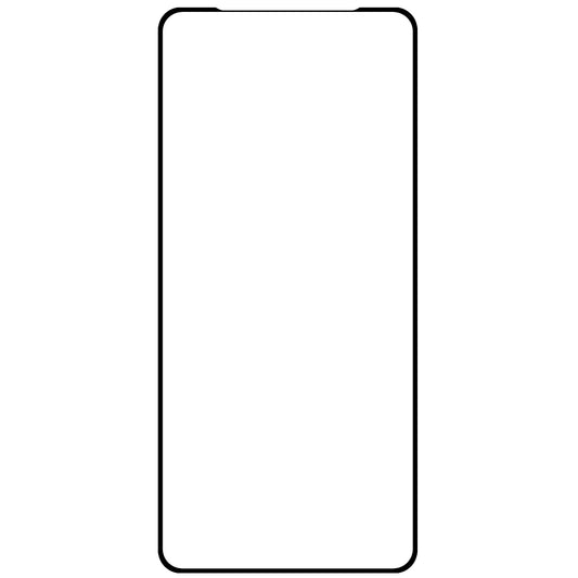 OEM skärmskydd för Samsung Galaxy A22 A225, härdat glas, full limning, 9D, svart