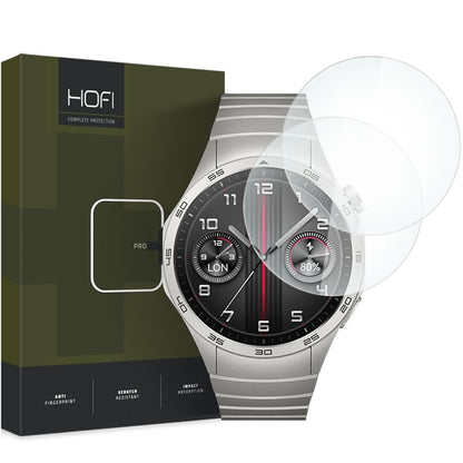 HOFI PRO+ skyddsfolie för Huawei Watch GT 4 46mm, Set om 2 stycken, Härdat glas