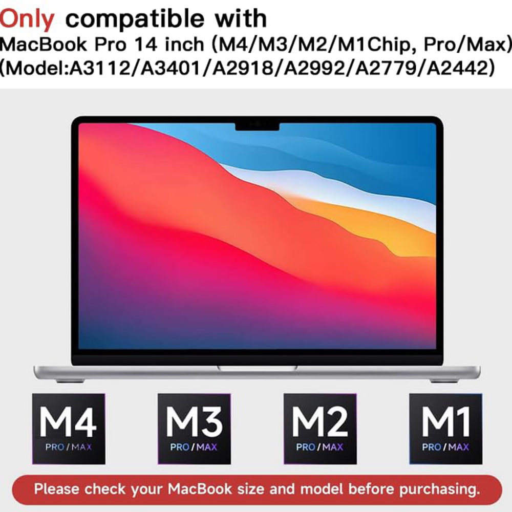 Skärmskydd Matt Anti Blue Light Techsuit VisionProX för Apple MacBook Pro 14 tum (2024), Plast