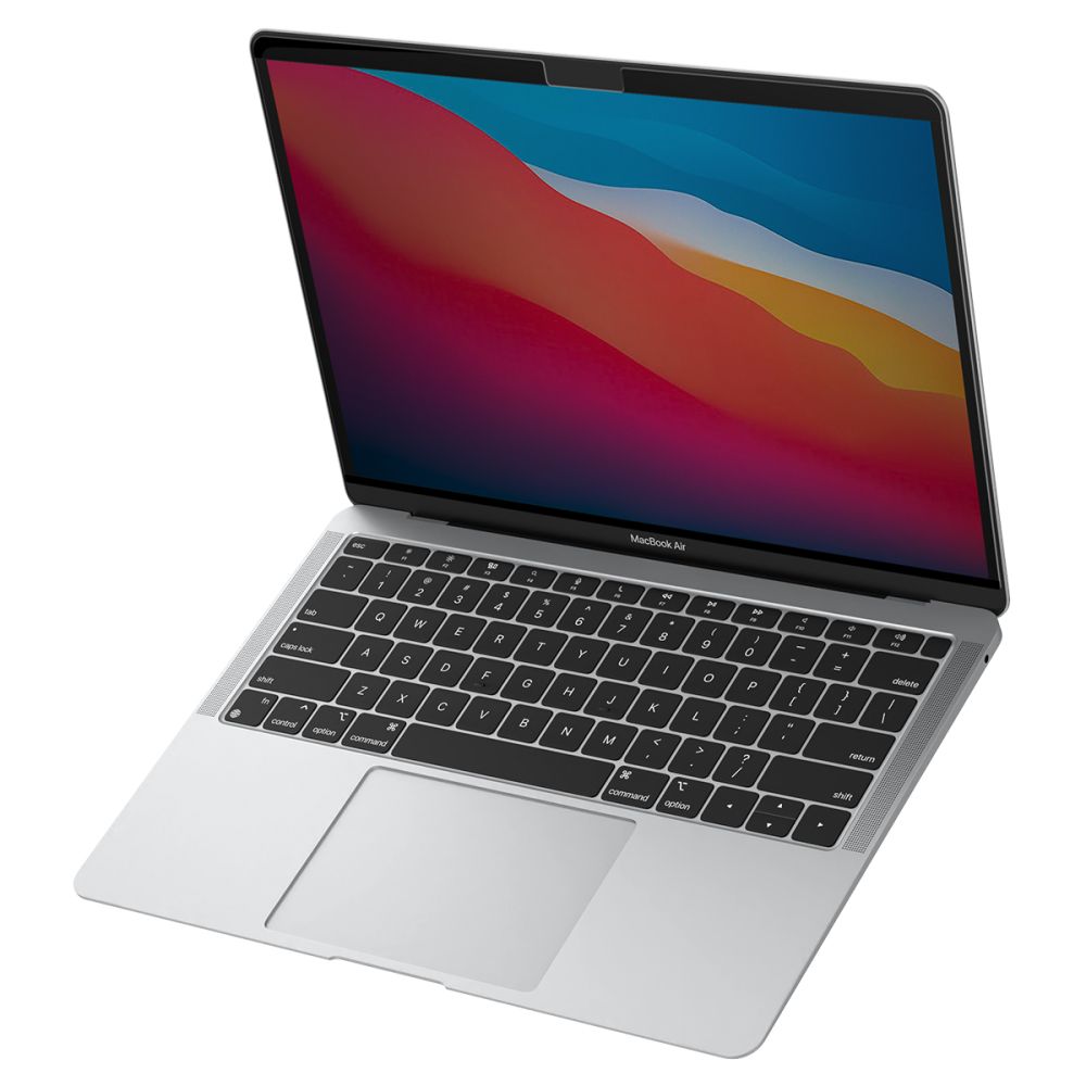 Spigen Safe View Magnetic Privacy Skyddsfilm för Apple MacBook Air M3 13 tum (2024) / (2022), Plast AFL06253