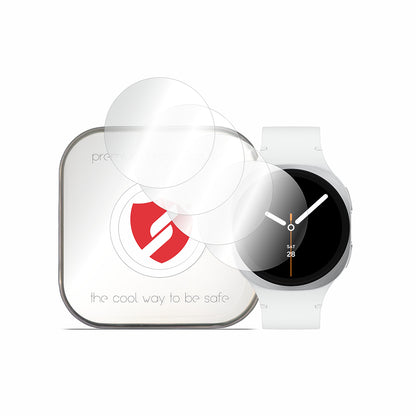 Smart Protection Premium Classic skyddsfodral för Samsung Galaxy Watch8 40mm, Set med 4 stycken, Plast