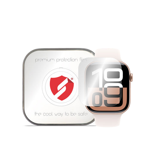 Smart Protection Premium Classic skyddsfodral för Apple Watch Series 10 42mm, Set om 4 stycken, Plast