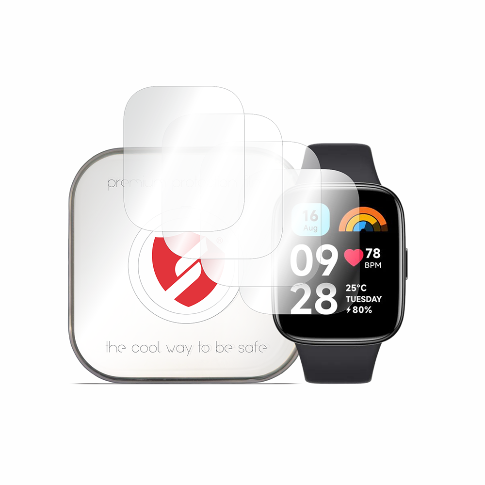 Smart Protection Premium Classic skyddsfolie för Apple Watch 41mm / 40mm Series, Set om 4 stycken, Plast