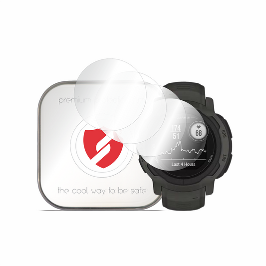 Smart Protection Premium Classic skyddsfilm för Garmin Instinct 2, Set om 4 stycken, Plast