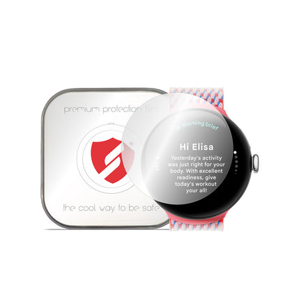 Smart Protection Premium Classic skyddsfodral för Google Pixel Watch 3 41mm, Set med 4 stycken, Plast