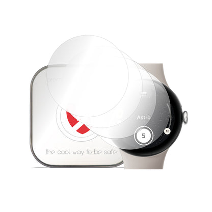 Smart Protection Premium Classic skyddsfilm för Google Pixel Watch 3 45mm, set om 4 stycken, plast
