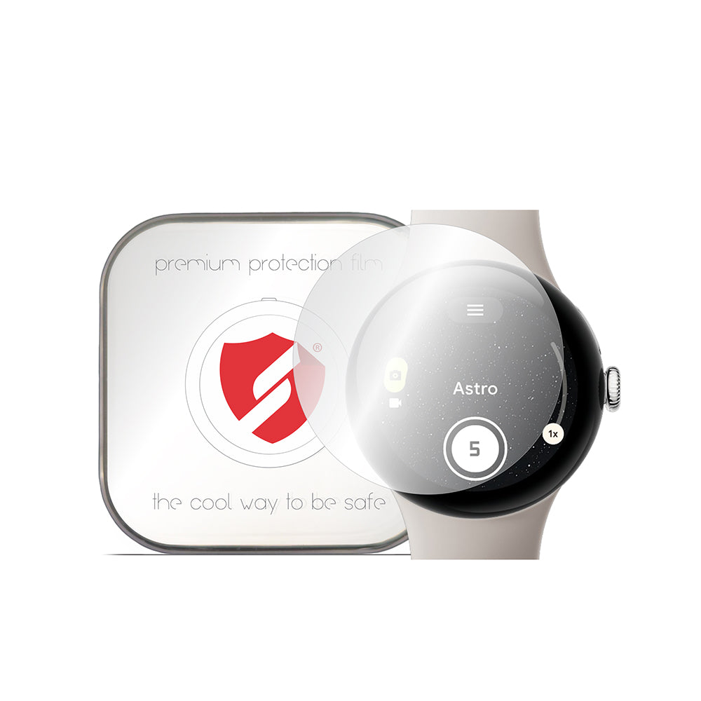 Smart Protection Premium Classic skyddsfilm för Google Pixel Watch 3 45mm, set om 4 stycken, plast