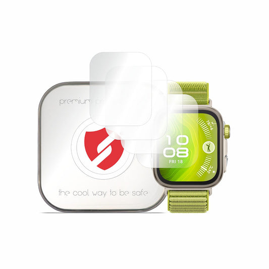 Smart Protection Premium Classic skyddsfodral för Huawei Watch Fit 4 Pro, Set om 4 stycken, Plast