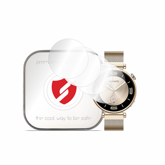 Smart Protection Premium Classic skyddsfodral för Huawei Watch GT 4 41mm, Set om 4 stycken, Plast