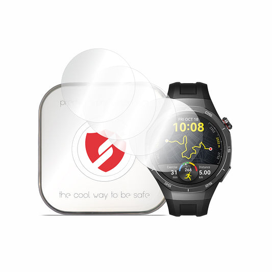 Smart Protection Premium Classic skyddsfilm för Huawei Watch GT 5 Pro 46mm, Set om 4 stycken, Plast