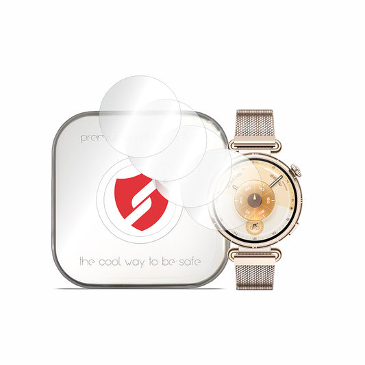 Smart Protection Premium Classic skyddsfilm för Huawei Watch GT 6 41mm, Set om 4 stycken, Plast