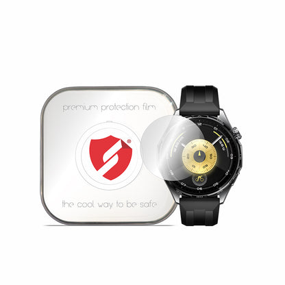 Smart Protection Premium Classic skyddsfolie för Huawei Watch GT 6 46mm, Set om 4 stycken, Plast