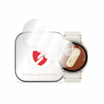 Smart Protection Premium Classic skyddsfilm för Samsung Galaxy Watch7 40mm, Set om 4 stycken, Plast