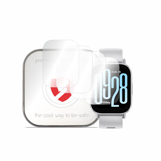 Smart Protection Premium Classic skyddsfilm för Xiaomi Redmi Watch 5 Active, Set om 4 stycken, Plast