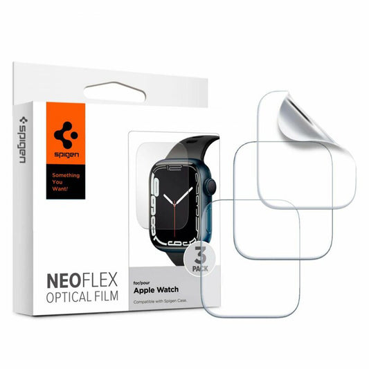 Spigen Neo Flex Skyddsfilm för Apple Watch 41mm / 40mm Series, Set med 3 stycken, Plast 061FL25575
