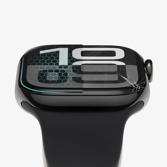 Skyddsfilm Tech-Protect Flex+ för Apple Watch 46mm Series, Set med 2 stycken, Flexibelt Glas, Svart