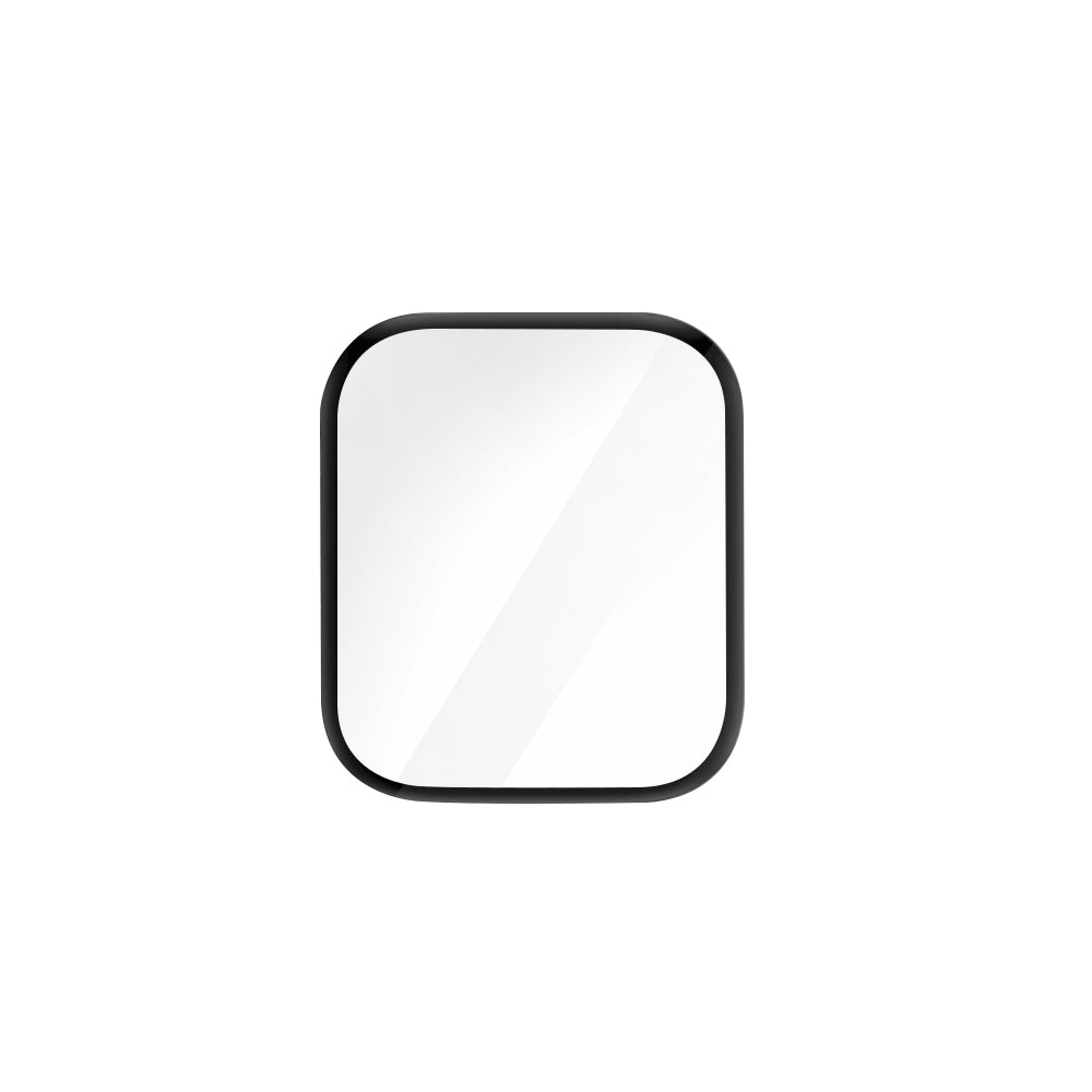 Techsuit Nano Flex Protection Film for Apple Watch Series 10 / 11 42mm, Set of 2 Pieces, Plastic, Black