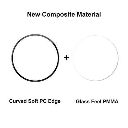 Techsuit Nano Flex Protection Film for Google Pixel Watch 4 45mm, Set of 2 pieces, Plastic, Black