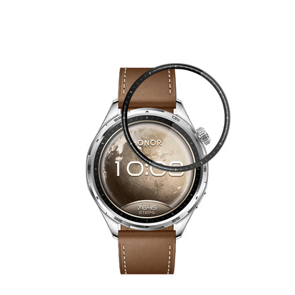 Techsuit Nano Flex Skyddsfodral för Honor Watch 6, Plast, Set om 2 stycken, Svart