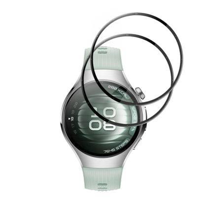 Skyddsfilm Techsuit Nano Flex för Huawei Watch 5 42mm, Set med 2 stycken, Plast, Svart