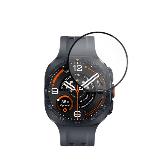 Techsuit Nano Flex Skyddsfodral för Samsung Galaxy Watch Ultra2, Plast, Set om 2 stycken, Svart