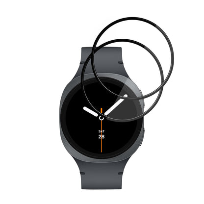 Skyddsfilm Techsuit Nano Flex för Samsung Galaxy Watch8 40mm, Set med 2 stycken, Plast, Svart
