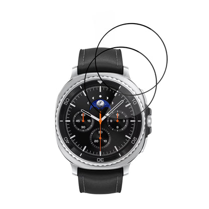 Skyddsfilm Techsuit Nano Flex för Samsung Galaxy Watch8 Classic, Set med 2 stycken, Plast, Svart
