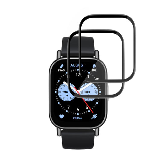 Skyddsfilm Techsuit Nano Flex för Xiaomi Redmi Watch 5 Lite, Set med 2 stycken, Plast, Svart