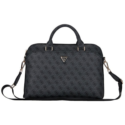 Guess 4G Triangle Logo väska för 15-tums laptop, svart