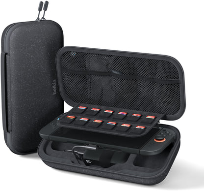 Belkin Charging Skyddsväska för Nintendo Switch 2 / Switch / Switch OLED-konsol, Grå ENA001hqCH-V2