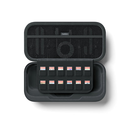 Belkin Charging Skyddsväska för Nintendo Switch 2 / Switch / Switch OLED-konsol, Grå ENA001hqCH-V2