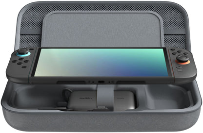 Belkin Charging Skyddsväska för Nintendo Switch 2 / Switch / Switch OLED-konsol, Grå ENA001hqCH-V2