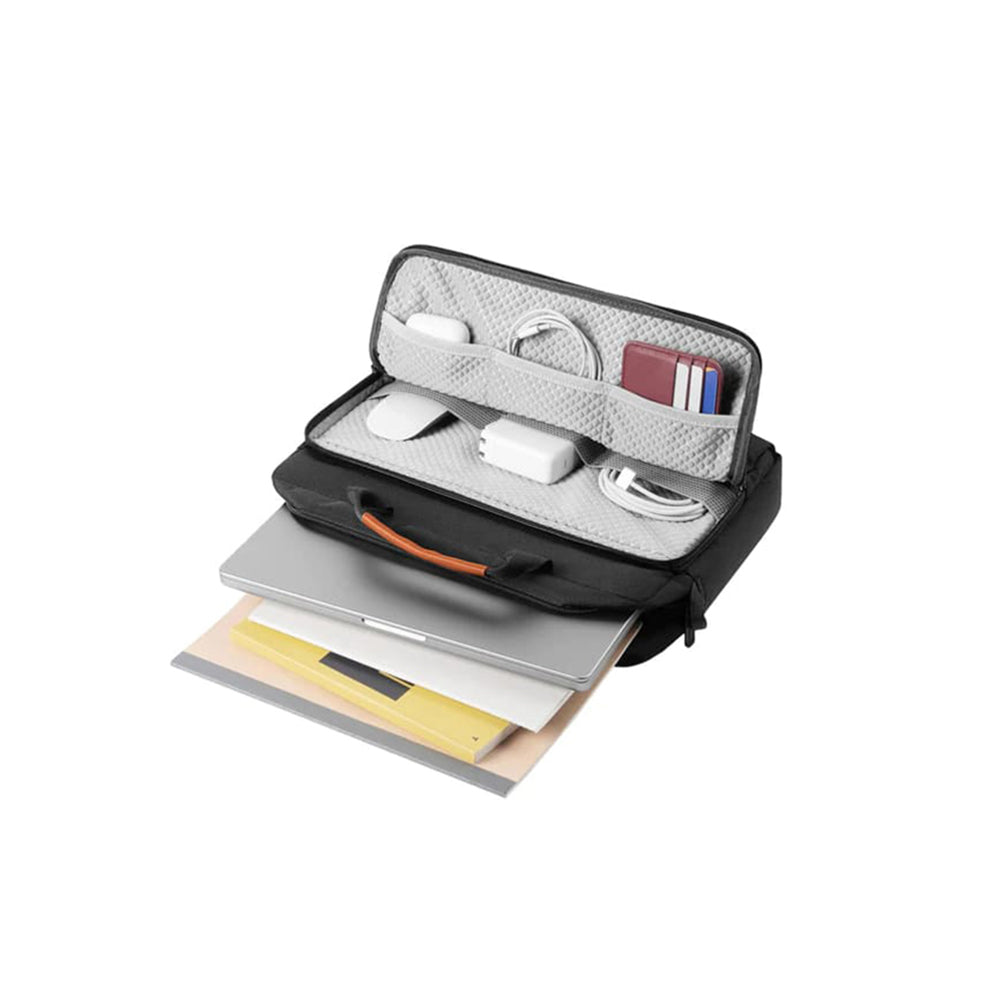 Tomtoc-väska för 16-tums laptop, Svart