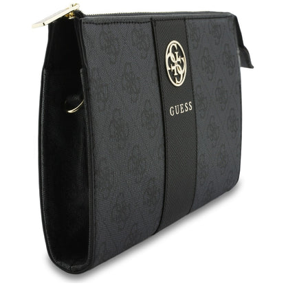 Universal Phone Bag, Guess, 4G Round Classic Logo Stripe, Black