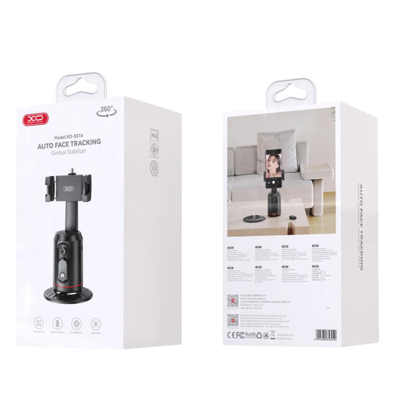 XO Design SS16-stöd för ansiktsspårning 360, Universal, Svart
