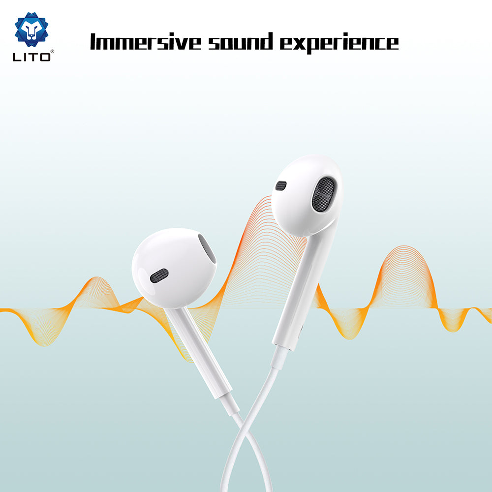 Handsfree 3.5mm Lito LF01A, Vit