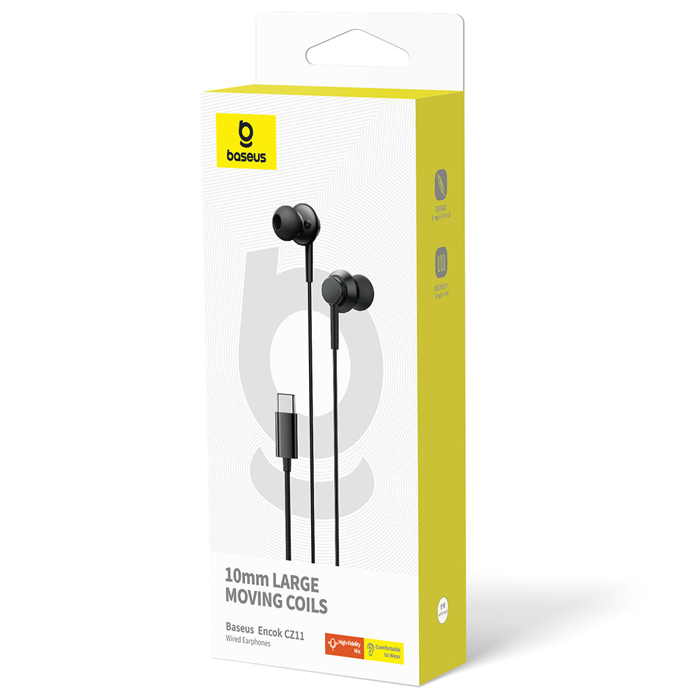 Handsfree USB-C Baseus Encok CZ11, Svart A00164300113-Z1