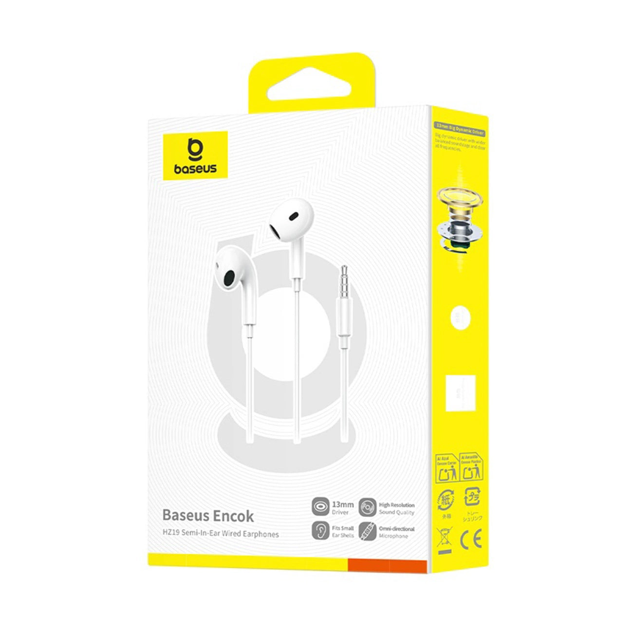 Handsfree 3.5mm Baseus Encok HZ19, Vit A00182301213-00