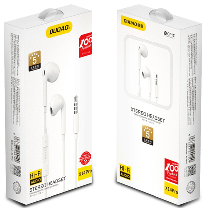 Handsfree 3,5 mm Dudao X14Pro, Vit