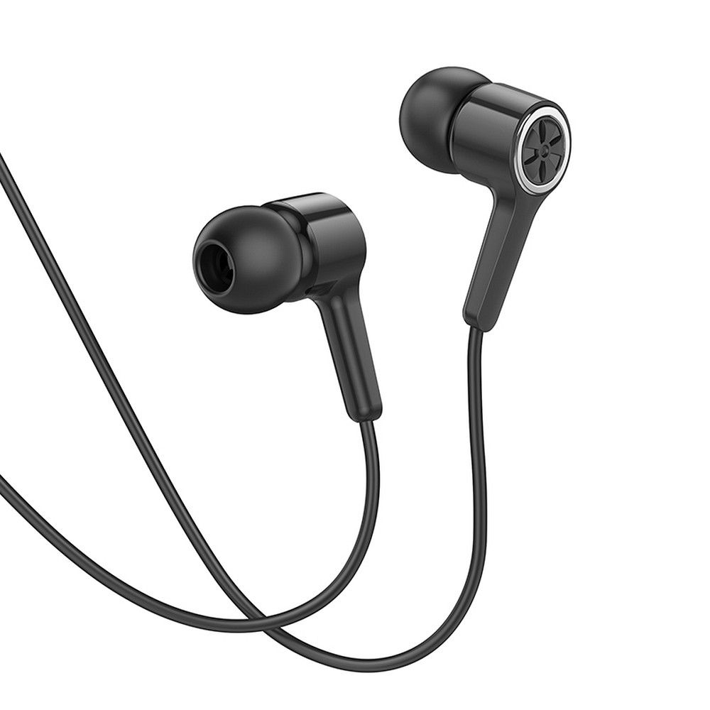 Handsfree 3.5mm HOCO M104, Svart