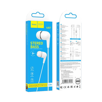 Handsfree 3.5mm HOCO M97, White