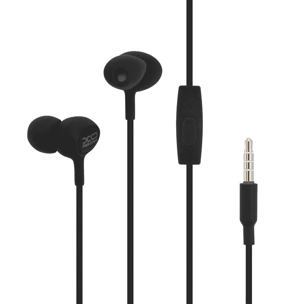 Handsfree 3.5mm XO Design S6, Svart