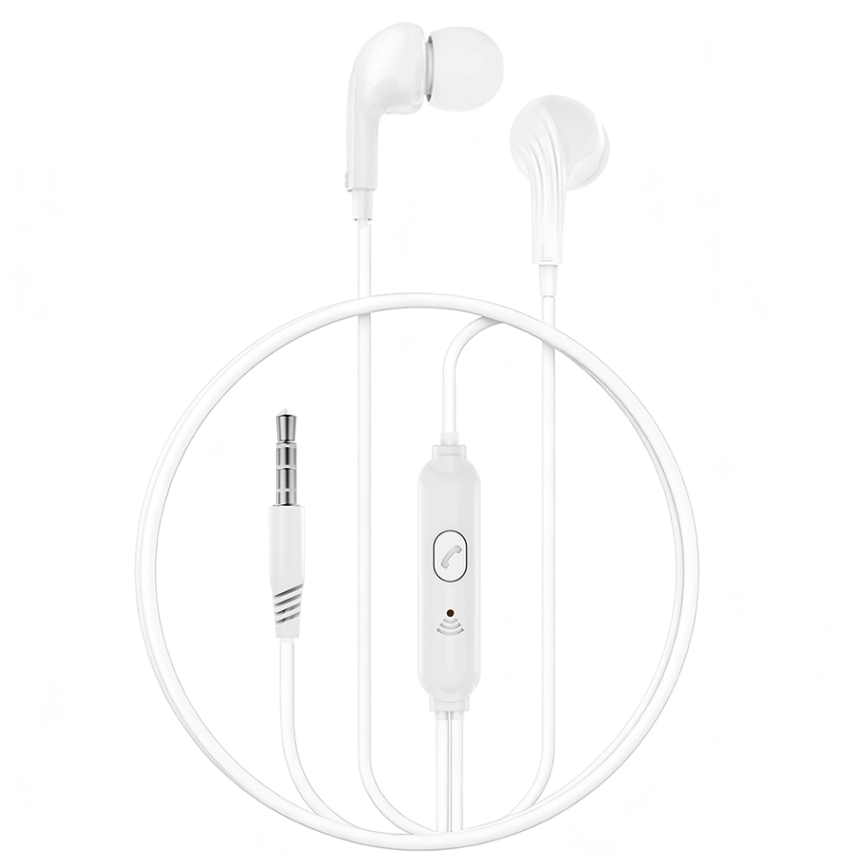 Handsfree 3,5 mm XO Design EP86, Vit