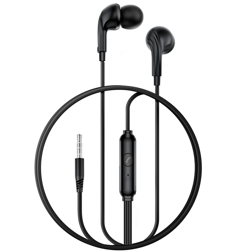 Handsfree 3,5 mm XO Design EP86, Svart