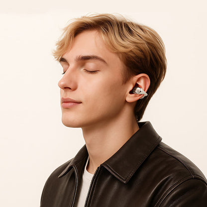 Handsfree Bluetooth Acefast Aceclip Pro, TWS, Svart