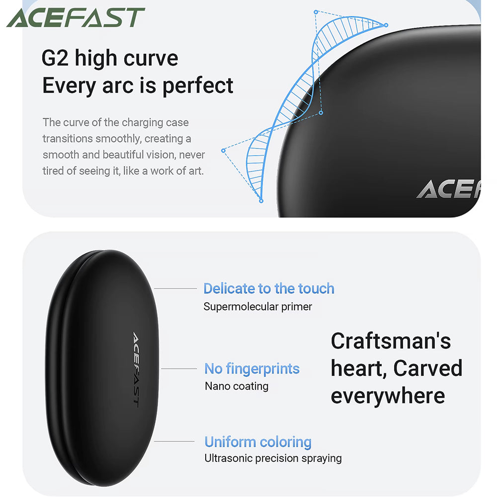 Handsfree Bluetooth Acefast FA002, TWS, Vit