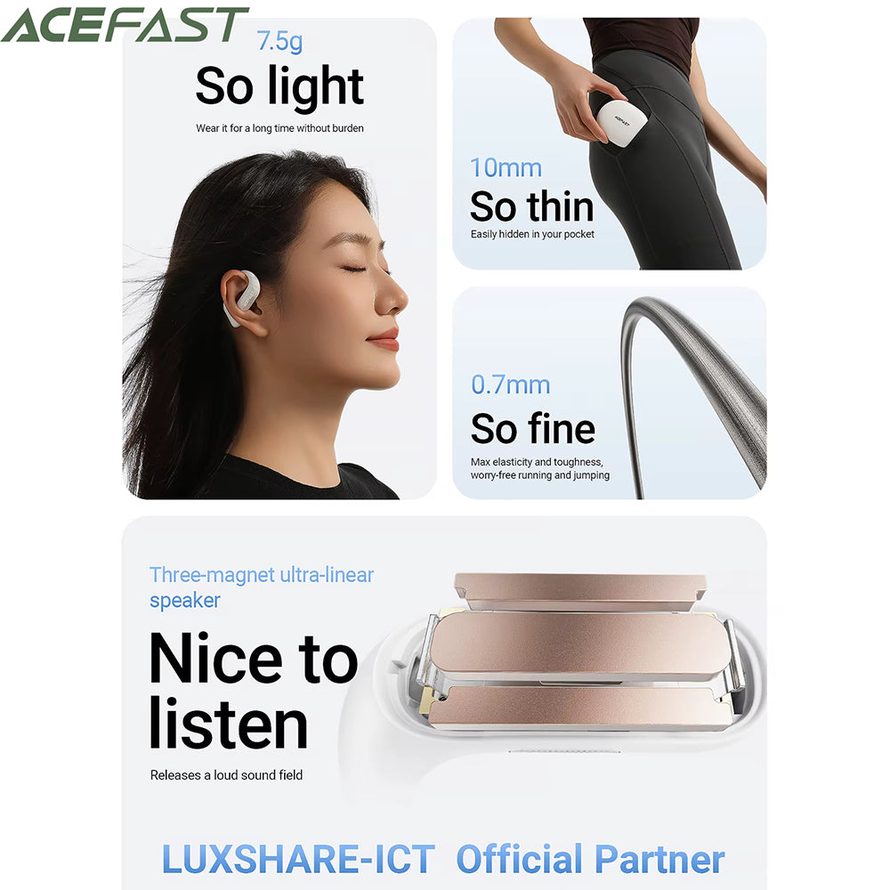 Handsfree Bluetooth Acefast FA002, TWS, Vit