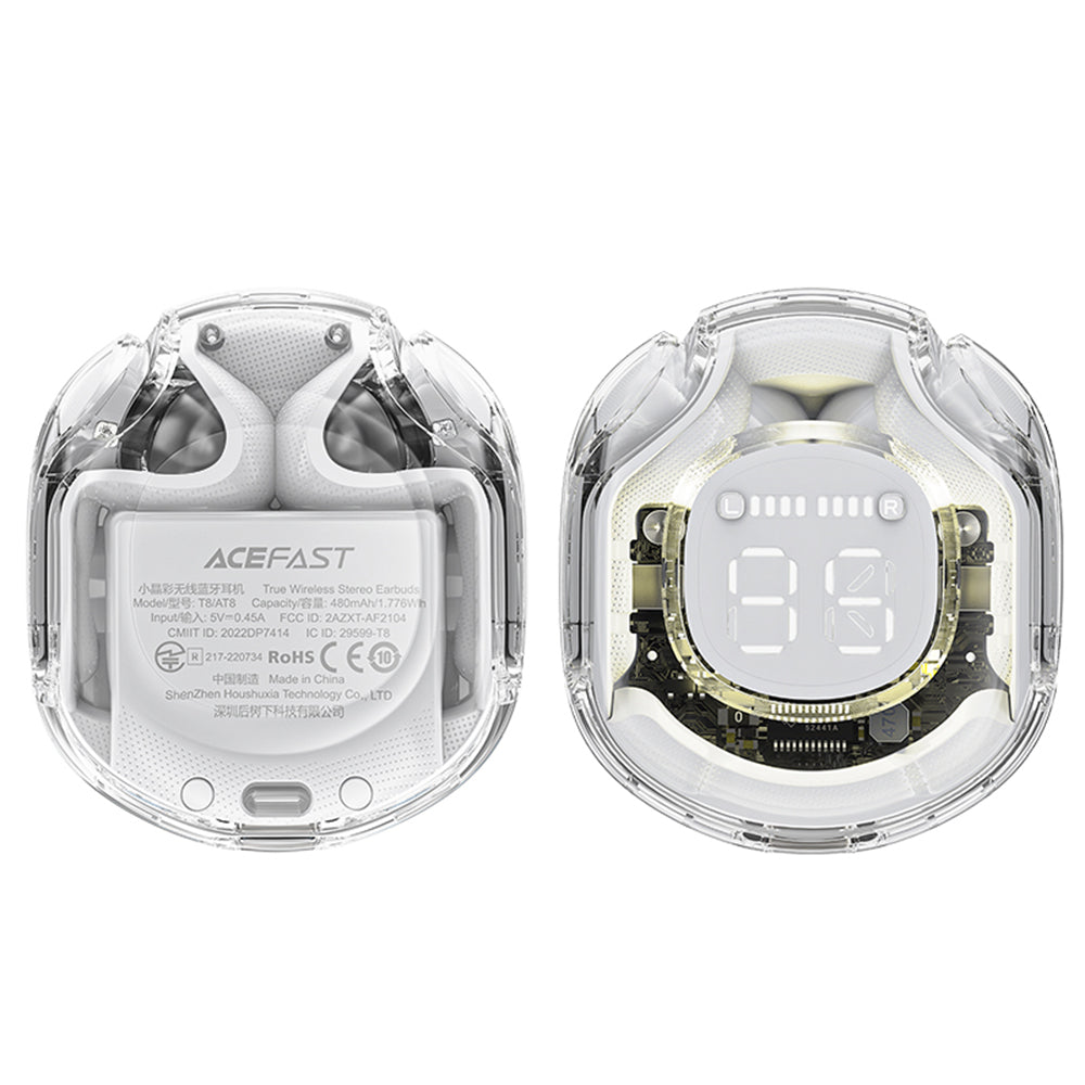 Handsfree Bluetooth Acefast T8, TWS, Vit