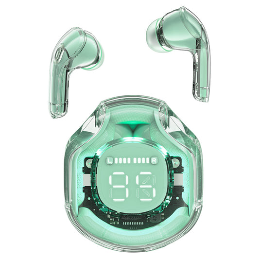 Handsfree Bluetooth Acefast T8, TWS, Grön