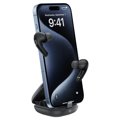 Handsfree Bluetooth Acefast W4, TWS, Svart